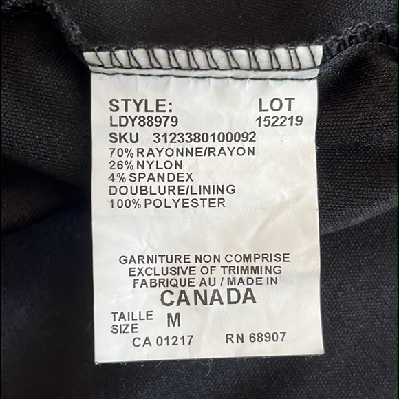 Le Chateau Black Dress - Picture 5 of 8